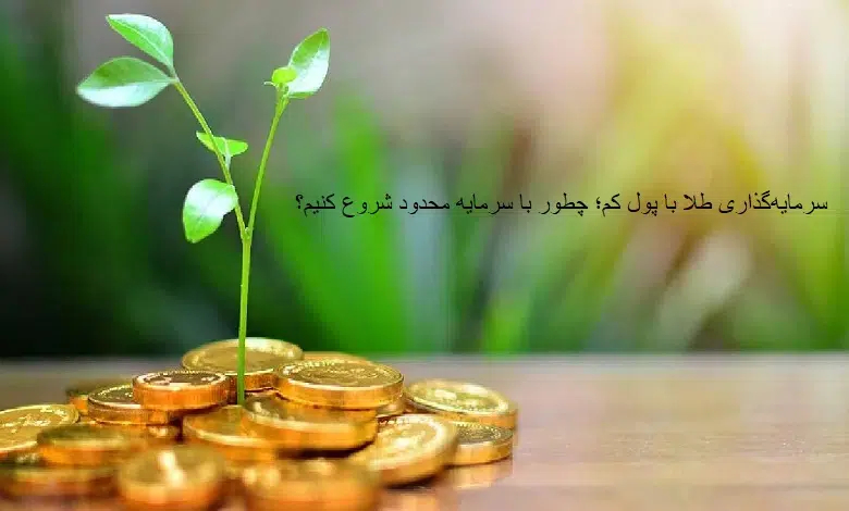 سرمایه گذاری طلا با پول کم در زندگی
